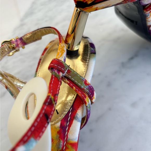 J.Renee Multicolor Floral Sandals with Embellishments - Picture 5 of 9